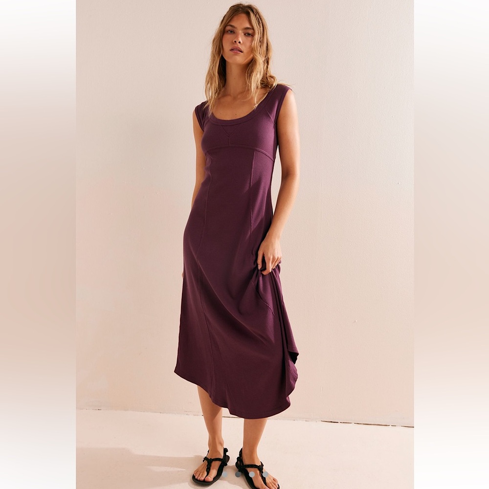 Free People Ash Midi Dress
